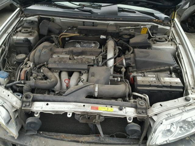 YV1VS27514F068110 - 2004 VOLVO S40 1.9T SILVER photo 7