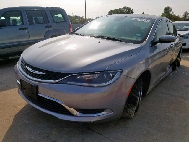 1C3CCCAB2FN655248 - 2015 CHRYSLER 200 LIMITE GRAY photo 2