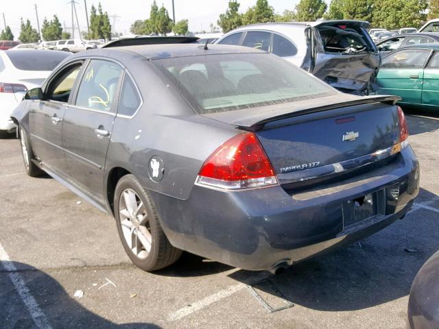 2G1WC5EM1B1128645 - 2011 CHEVROLET IMPALA LTZ CHARCOAL photo 3