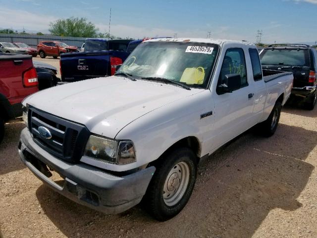 1FTYR14U36PA78106 - 2006 FORD RANGER SUP WHITE photo 2