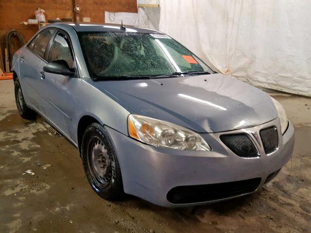 1G2ZF57B584111033 - 2008 PONTIAC G6 VALUE L BLUE photo 1