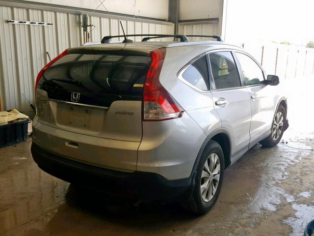 JHLRM4H72CC010815 - 2012 HONDA CR-V EXL GRAY photo 4