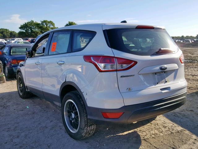 1FMCU0F76EUA02885 - 2014 FORD ESCAPE S WHITE photo 3