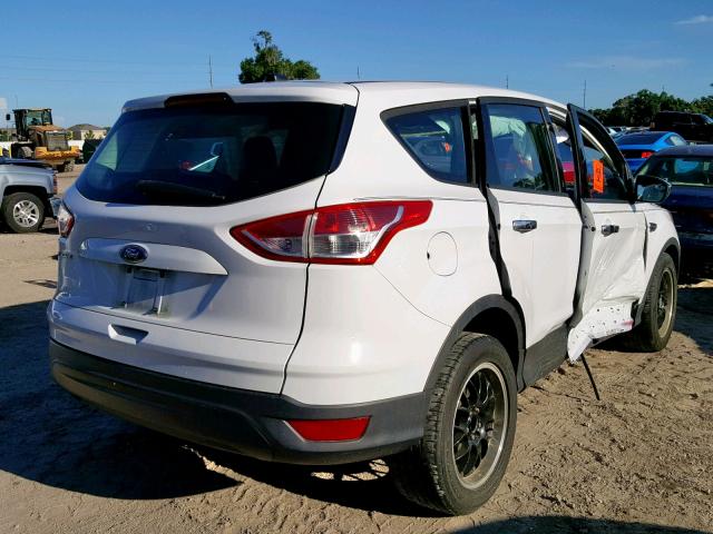 1FMCU0F76EUA02885 - 2014 FORD ESCAPE S WHITE photo 4