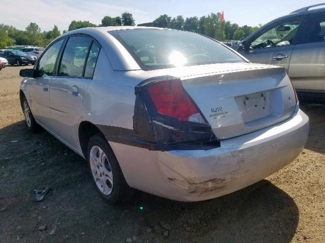 1G8AJ52F44Z151564 - 2004 SATURN ION LEVEL SILVER photo 3