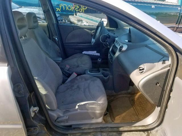1G8AJ52F44Z151564 - 2004 SATURN ION LEVEL SILVER photo 5