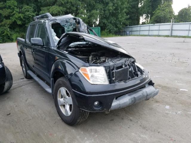 1N6AD07UX5C449965 - 2005 NISSAN FRONTIER C BLACK photo 1