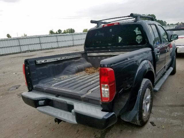 1N6AD07UX5C449965 - 2005 NISSAN FRONTIER C BLACK photo 4