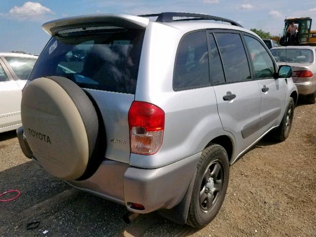 JTEHH20V726033866 - 2002 TOYOTA RAV4 SILVER photo 4