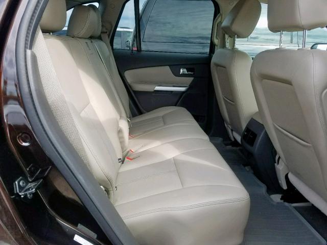 2FMDK3JC7DBA25659 - 2013 FORD EDGE SEL TWO TONE photo 6