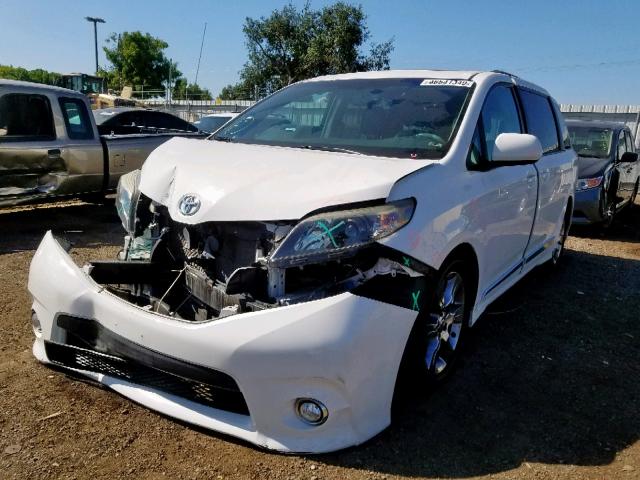 5TDXK3DC2CS223558 - 2012 TOYOTA SIENNA SPO WHITE photo 2