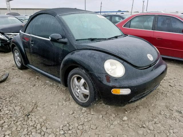 3VWBM31Y05M361362 - 2005 VOLKSWAGEN NEW BEETLE BLACK photo 1