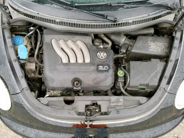 3VWBM31Y05M361362 - 2005 VOLKSWAGEN NEW BEETLE BLACK photo 7