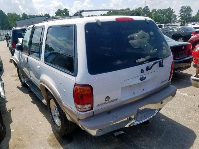 1FMDU84P3YZB25766 - 2000 FORD EXPLORER E WHITE photo 3