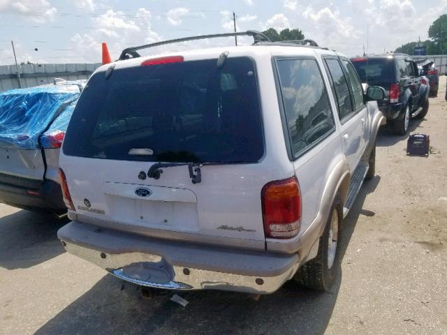 1FMDU84P3YZB25766 - 2000 FORD EXPLORER E WHITE photo 4