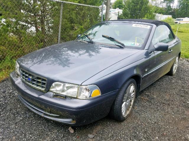 YV1NC63D34J041408 - 2004 VOLVO C70 LPT GRAY photo 2