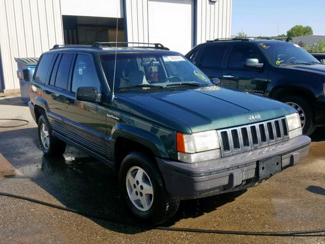 1J4GZ58S7SC749283 - 1995 JEEP GRAND CHER GREEN photo 1