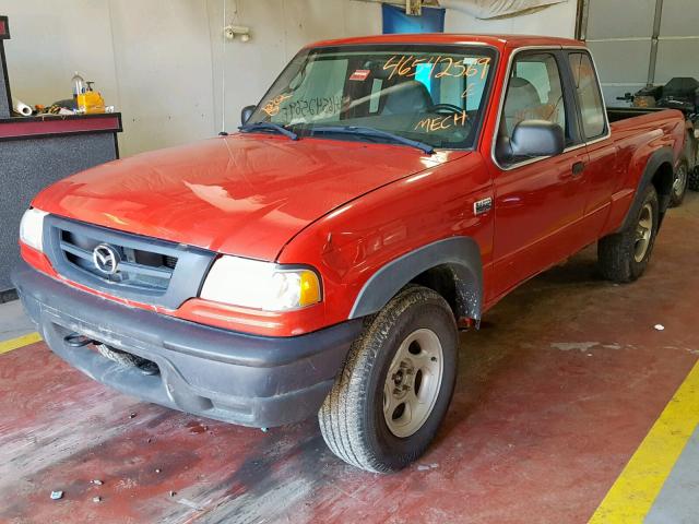 4F4ZR47E13TM11049 - 2003 MAZDA B4000 CAB RED photo 2