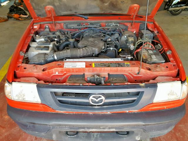 4F4ZR47E13TM11049 - 2003 MAZDA B4000 CAB RED photo 7