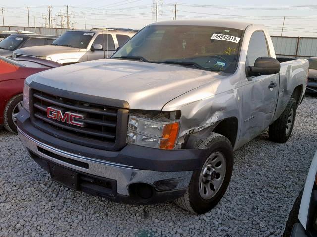 1GTPCTEX5AZ262039 - 2010 GMC SIERRA C15 SILVER photo 2