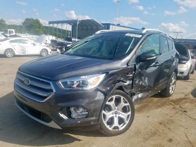 1FMCU9J92HUD48899 - 2017 FORD ESCAPE TIT GRAY photo 2