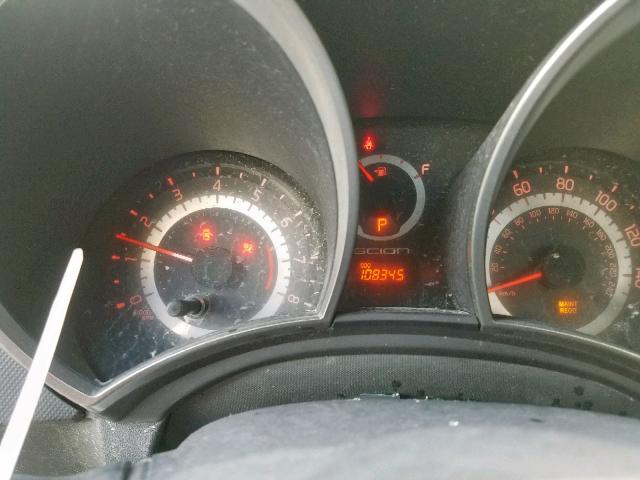 JTKJF5C78C3027791 - 2012 TOYOTA SCION TC შავი ფოტო 8