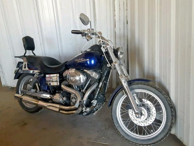 1HD1GX1106K306028 - 2006 HARLEY-DAVIDSON FXDBI BLUE photo 1