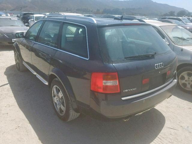 WA1YD64B85N023861 - 2005 AUDI ALLROAD BLUE photo 3