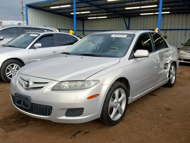 1YVHP80C575M55456 - 2007 MAZDA MAZDA6S SILVER photo 2