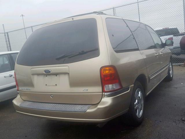 2FMZA52421BA75568 - 2001 FORD WINDSTAR S GOLD photo 4