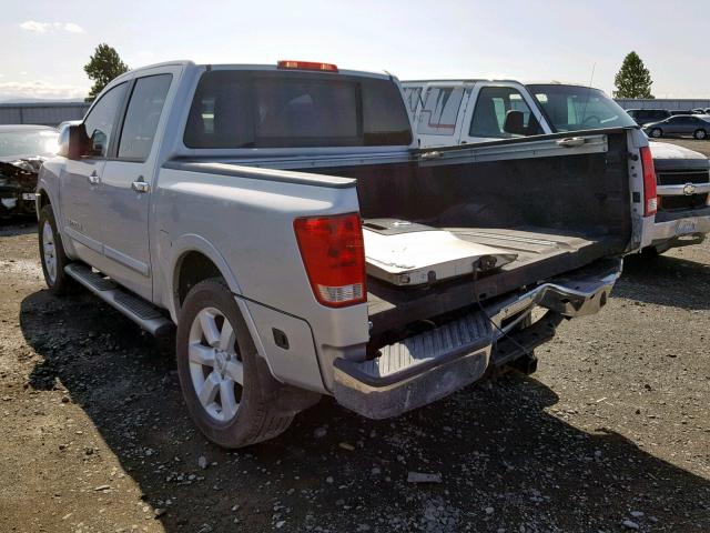 1N6BA0EC2CN330803 - 2012 NISSAN TITAN S SILVER photo 3