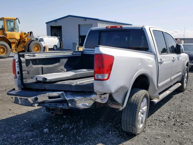 1N6BA0EC2CN330803 - 2012 NISSAN TITAN S SILVER photo 4