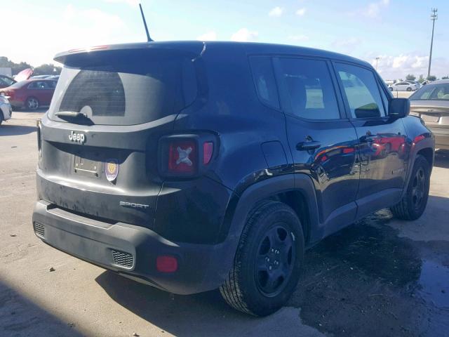 ZACCJAAB8HPE96722 - 2017 JEEP RENEGADE S BLACK photo 4