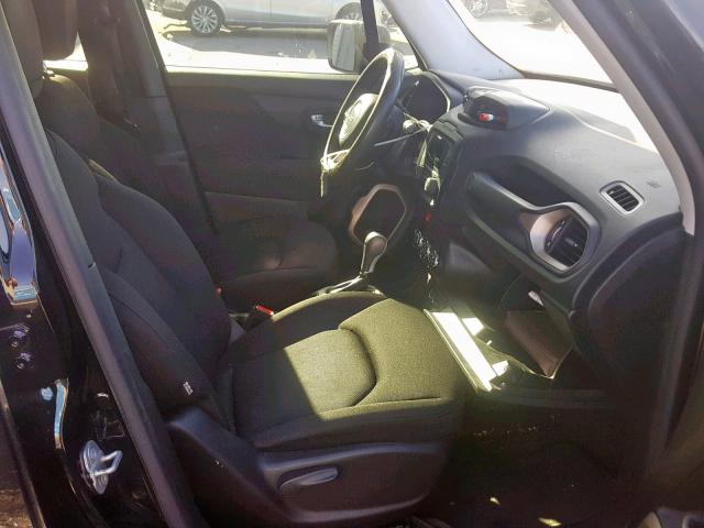 ZACCJAAB8HPE96722 - 2017 JEEP RENEGADE S BLACK photo 5