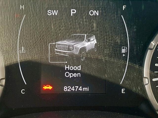 ZACCJAAB8HPE96722 - 2017 JEEP RENEGADE S BLACK photo 8