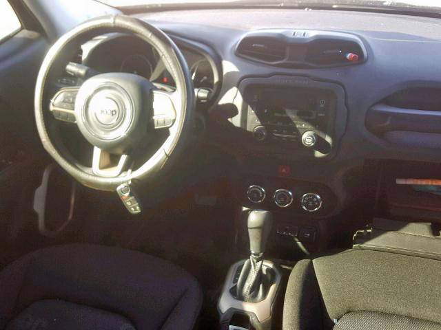 ZACCJAAB8HPE96722 - 2017 JEEP RENEGADE S BLACK photo 9