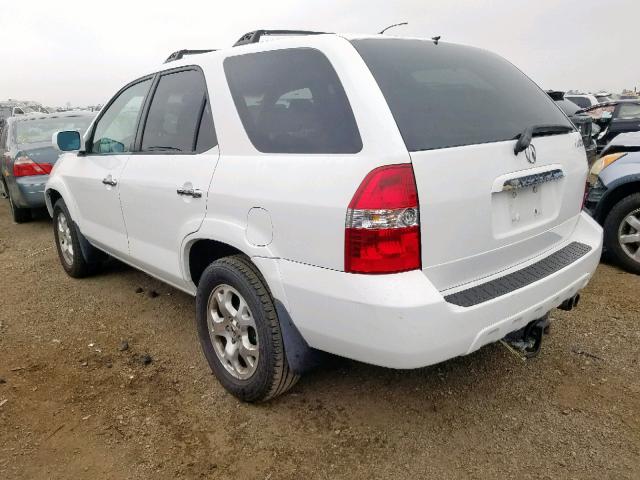 2HNYD18631H500523 - 2001 ACURA MDX TOURIN WHITE photo 3