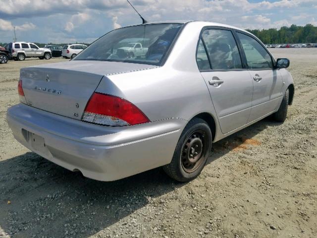 JA3AJ26E73U080781 - 2003 MITSUBISHI LANCER ES GRAY photo 4