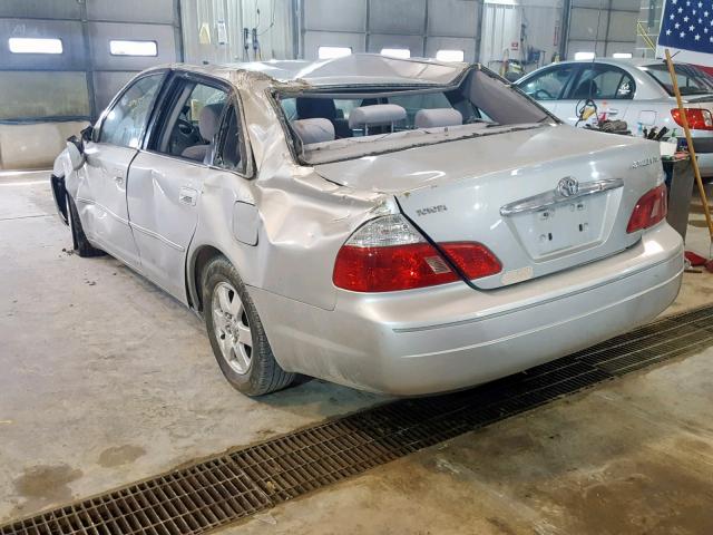 4T1BF28BX3U335705 - 2003 TOYOTA AVALON XL SILVER photo 3