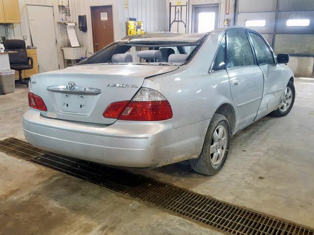 4T1BF28BX3U335705 - 2003 TOYOTA AVALON XL SILVER photo 4