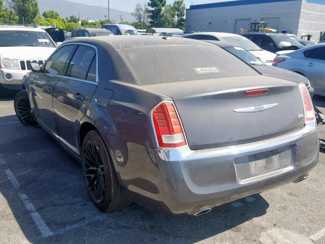 2C3CCAAG5DH551410 - 2013 CHRYSLER 300 CHARCOAL photo 3