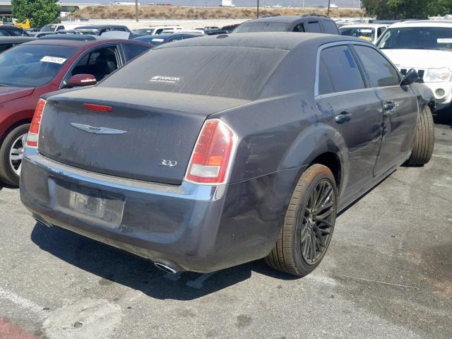 2C3CCAAG5DH551410 - 2013 CHRYSLER 300 CHARCOAL photo 4