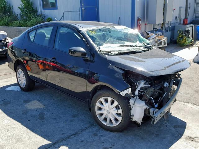 3N1CN7AP1GL874733 - 2016 NISSAN VERSA S BLACK photo 1