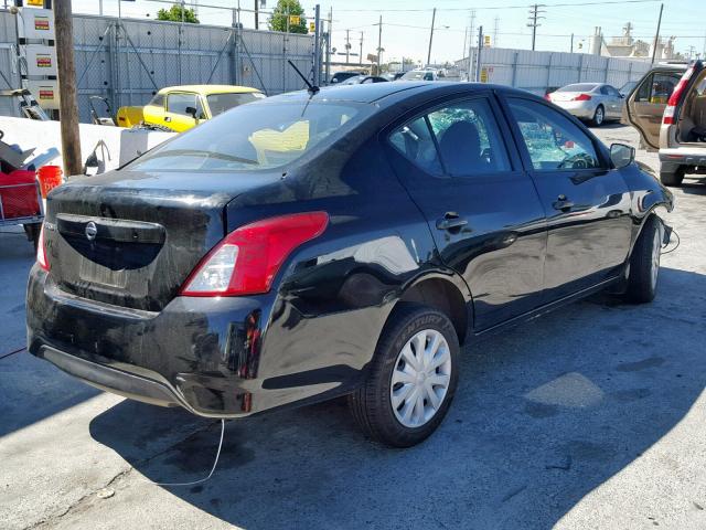 3N1CN7AP1GL874733 - 2016 NISSAN VERSA S BLACK photo 4