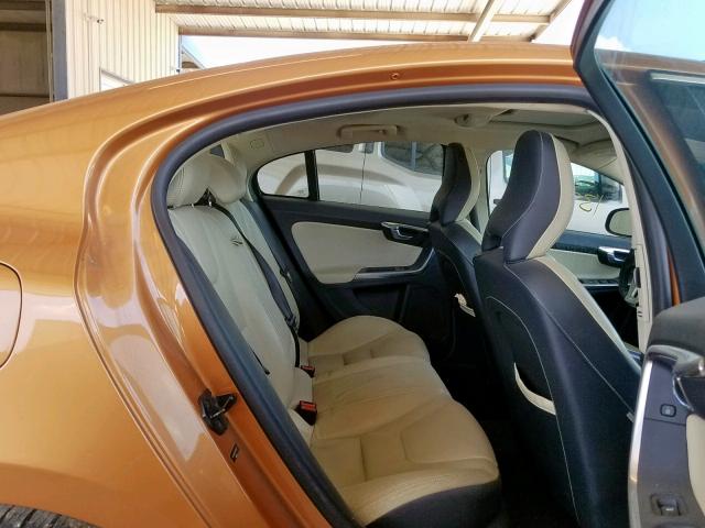 YV1612FS5D2177207 - 2013 VOLVO S60 T5 ORANGE photo 6