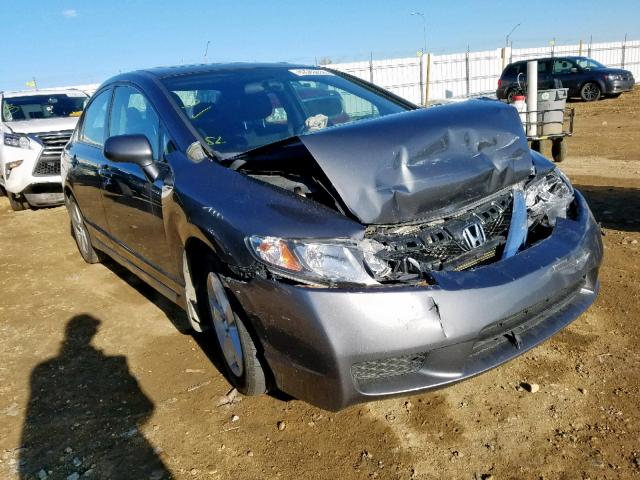 2HGFA16649H101190 - 2009 HONDA CIVIC LX-S ნაცრისფერი ფოტო 1