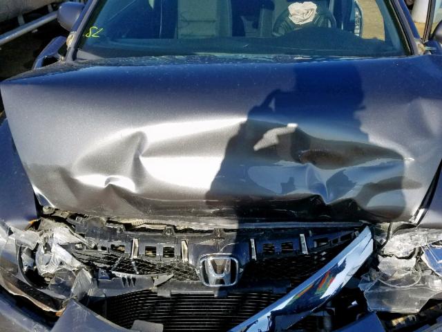 2HGFA16649H101190 - 2009 HONDA CIVIC LX-S ნაცრისფერი ფოტო 7