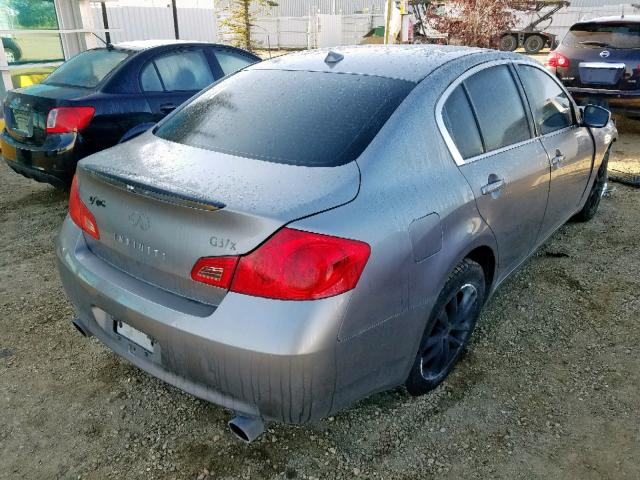 JNKCV61F39M364731 - 2009 INFINITI G37 GRAY photo 4