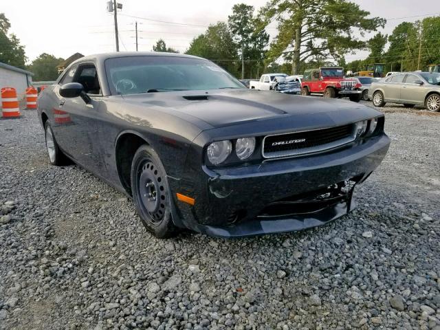 2C3CDYAG5EH285944 - 2014 DODGE CHALLENGER BLACK photo 1