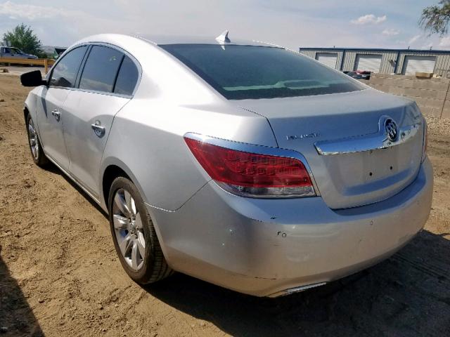 1G4GE5EV0AF159953 - 2010 BUICK LACROSSE C SILVER photo 3